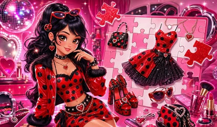 LadyBug Fashion Puzzles