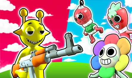 Sprunki vs Dandy Shooter 3D