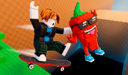 Brainrots 3D: Skateboard Obby!